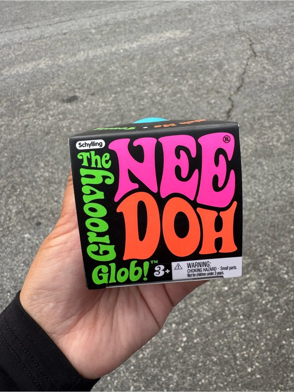 Schylling Groovy Nee Doh Glob Kids Toy - Pink & Orange